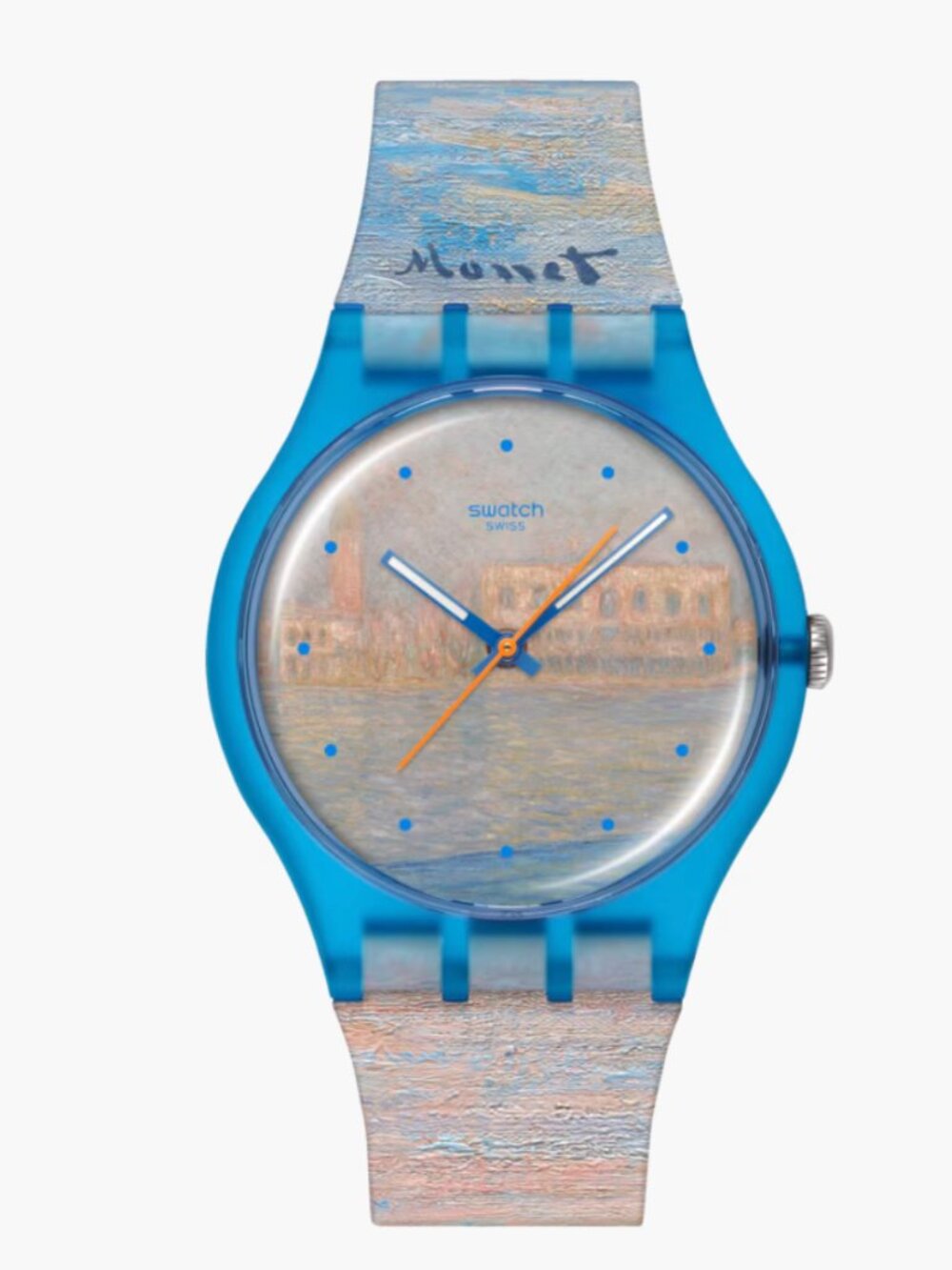 Swatch Special x Guggenheim Monet's Palazzo Ducale Watch NEW WITH BOX